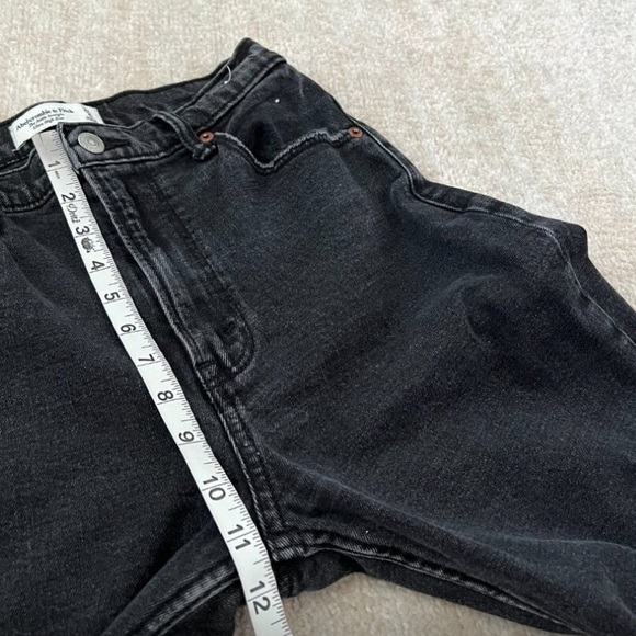 Abercrombie & Fitch Ankle Straight Ultra High Rise Jeans 27/4 - Picture 10 of 10